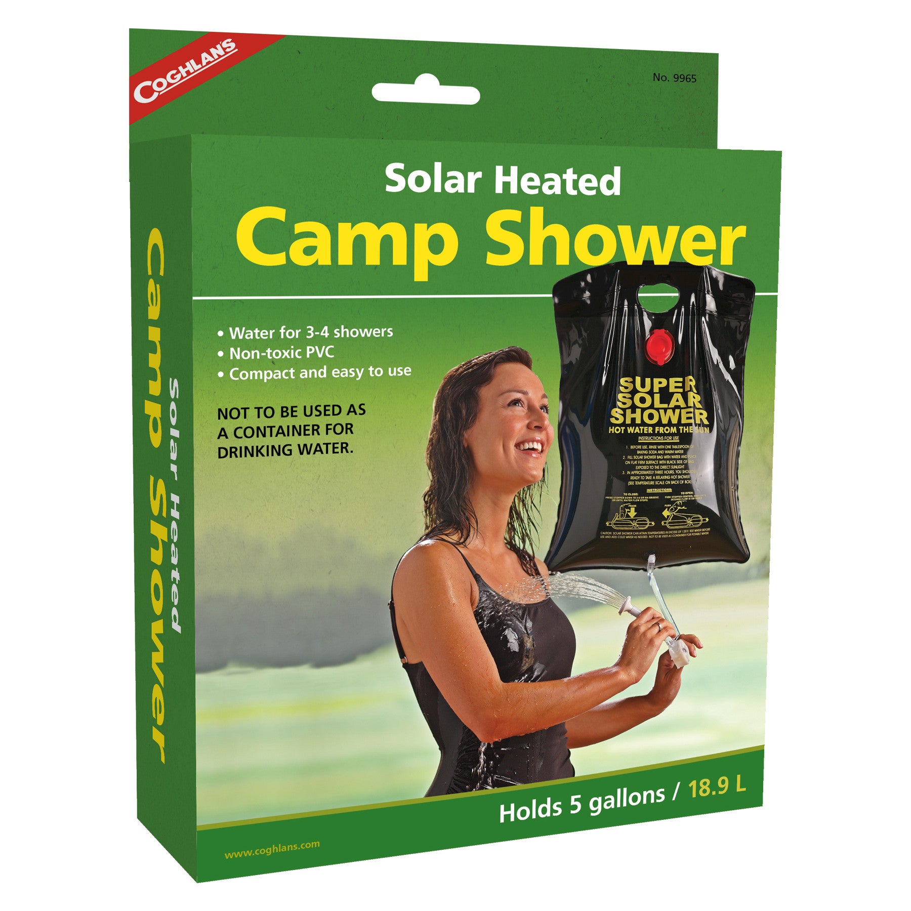 **Coghlan's Portable Camping Shower - Lightweight Outdoor Shower for Hiking, Backpacking & RV Travel - Perfect for Camping Trips & Emergency Preparedness**