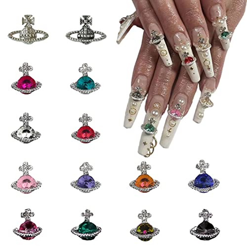 Planet nail charms - 02