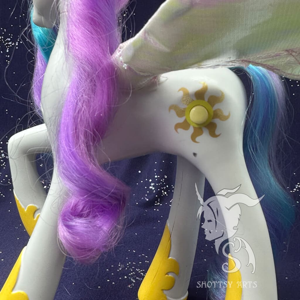 Talking Princess Celestia Toy - Interactive My Little Pony Figure with Lights & Sounds - Perfect Gift for Kids Birthday & MLP Collectors