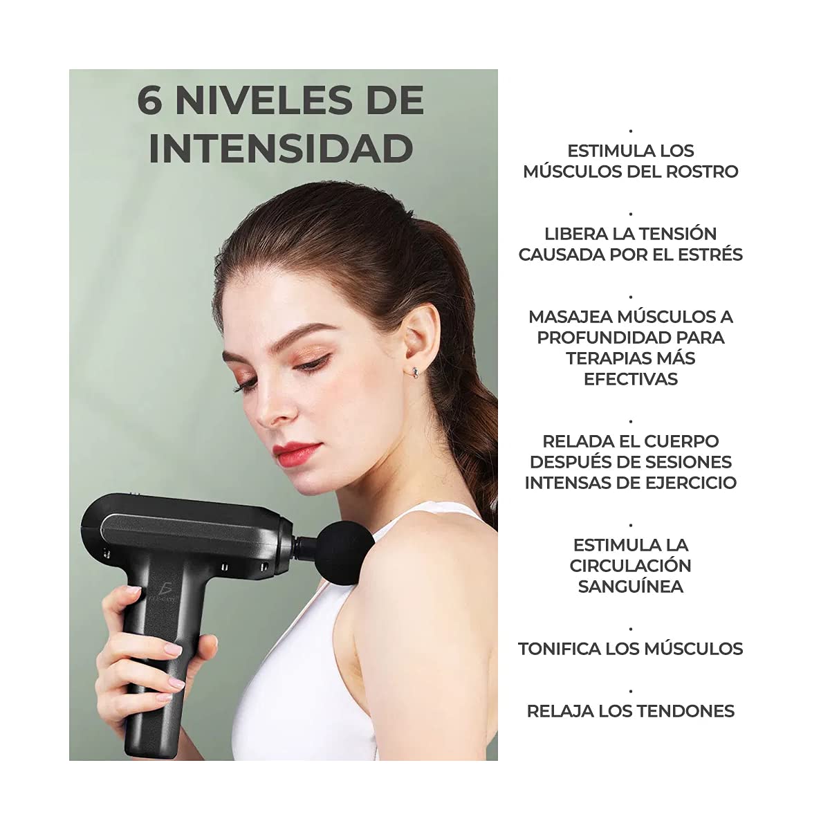 4-in-1 Electric Muscle Massage Gun - Deep Tissue Percussion Therapy for Pain Relief & Recovery | Perfect for Athletes, Gym Workouts & Post-Exercise Relaxation