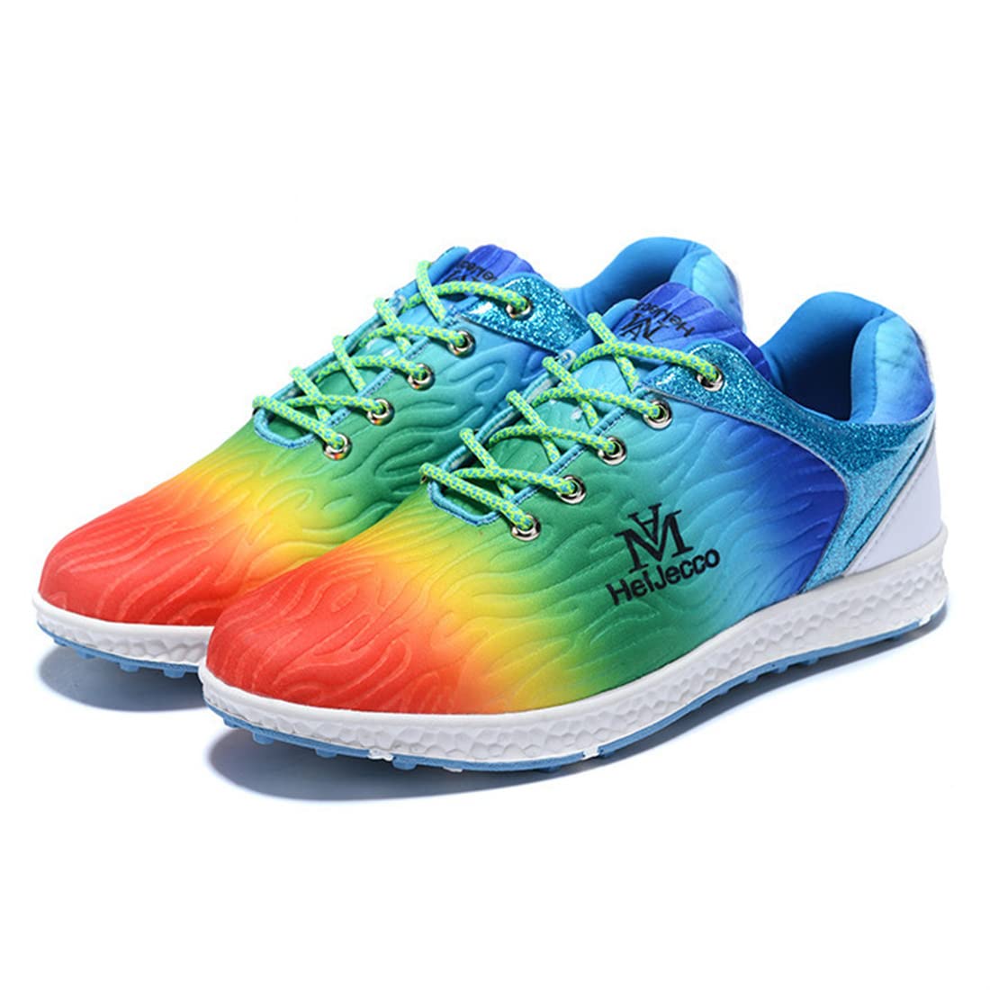 Women's Lightweight Golf Sneakers - Colorful Fashion Walking & Running Shoes for Female Golfers | Perfect for Golf Training, Casual Wear & Outdoor Activities