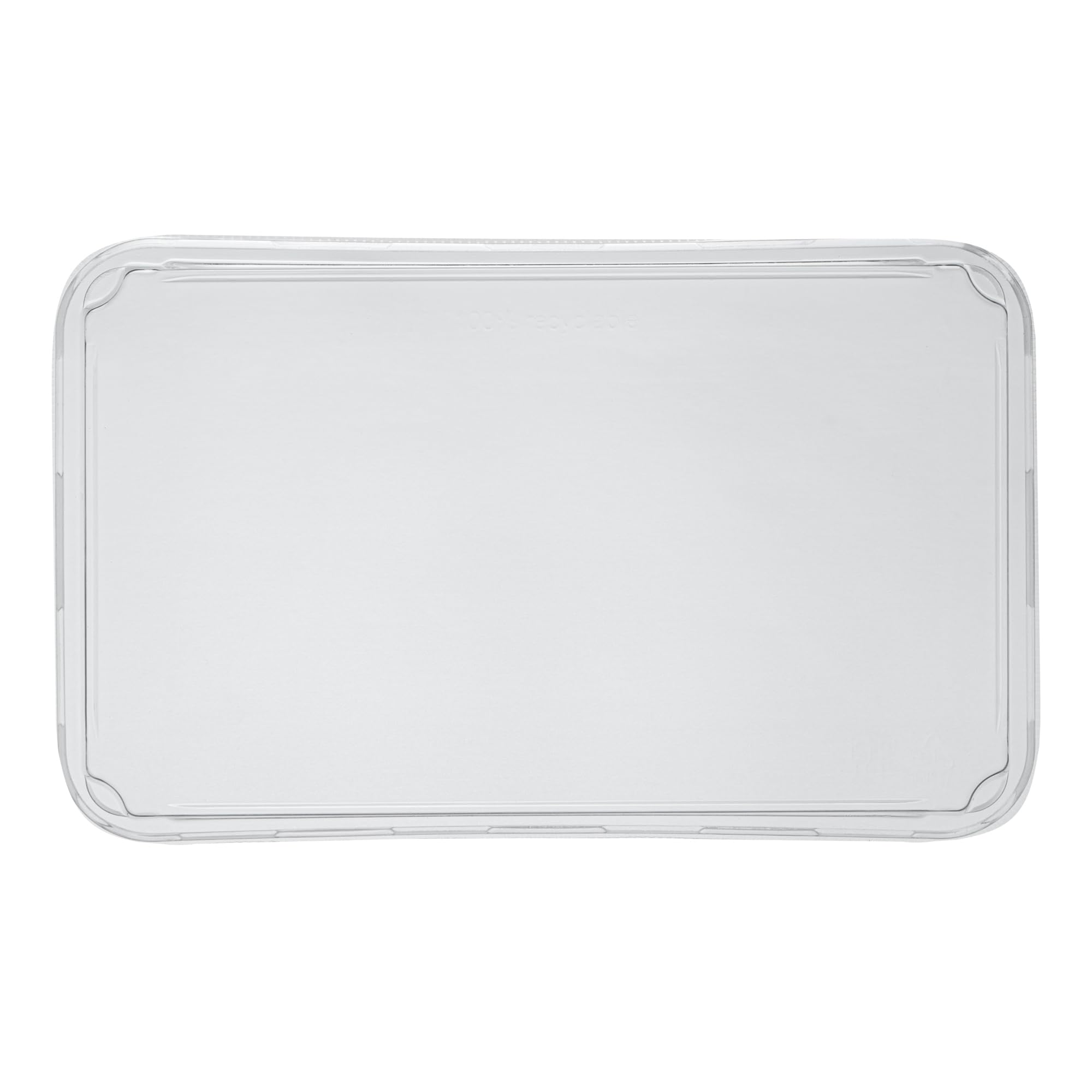 Matsuri Vision 8.8 x 5.5 x 1.2 Inch Clear Plastic Dome Lids for Sushi Containers - 50 Pack Airtight No-Fog Lids (Containers Sold Separately) - Perfect for Sushi Restaurants, Catering & Takeout Boxes