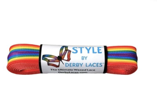 Derby Laces for Roller Skates - 96 Inch Long Durable Skate Shoelaces - Perfect for Roller Derby, Artistic Skating & Rink Sports