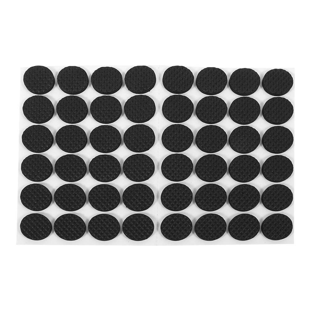 48Pcs Non-Slip Rubber Pads, Self-Adhesive Furniture Floor Protectors for Cabinets, Appliances, Electronics & Picture Frames - Prevent Scratches on Hardwood Floors & Keep Furniture Stable (Great for Home, Office & Dorm Use)