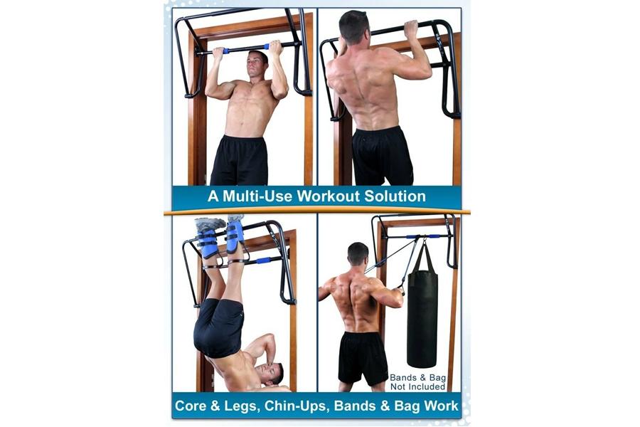 Teeter EZ Ups Inversion & Chin Up Rack System - Home Gym Equipment for Back Pain Relief & Full Body Workout | Perfect for Home Fitness, Physical Therapy & Strength Training