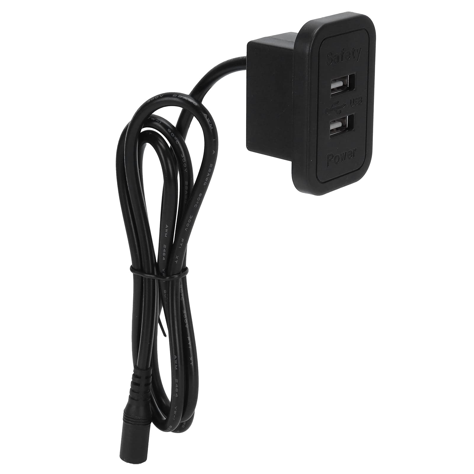 Fast Charging USB Wall Charger - Universal 100-240V US Plug for Home & Office - Perfect for Desktops, Sofas, Recliners, Bedsides & Travel Use - Black