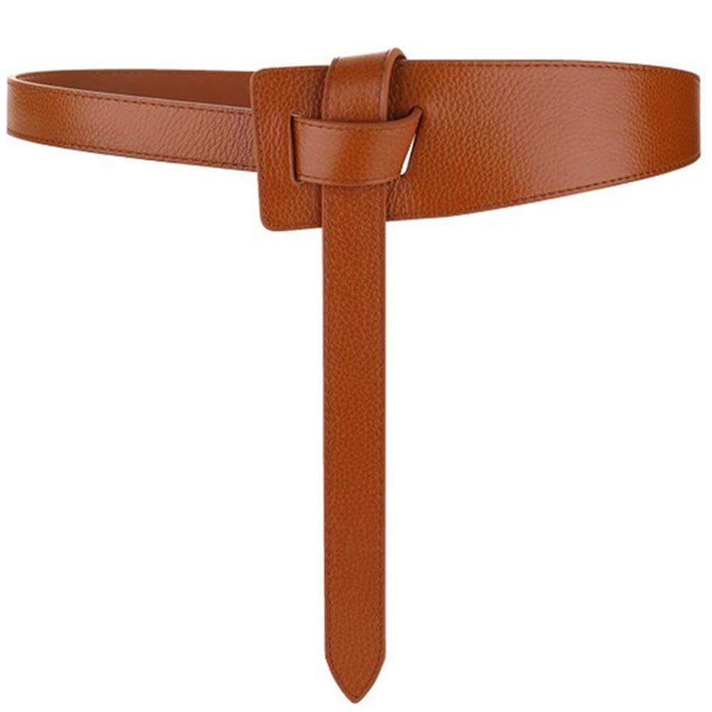 ALAIX Genuine Leather Women's Belt - Adjustable Knot Design for Dresses, Jeans, Jumpsuits & Coats | Stylish Waist Accessory for Office, Date Night & Casual Outfits