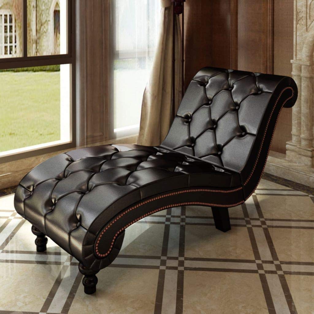Ergonomic Modern Brown Massage Recliner Chair with Button Tufted Design - Comfortable Chaise Lounge for Living Room, Bedroom & Home Office Relaxation