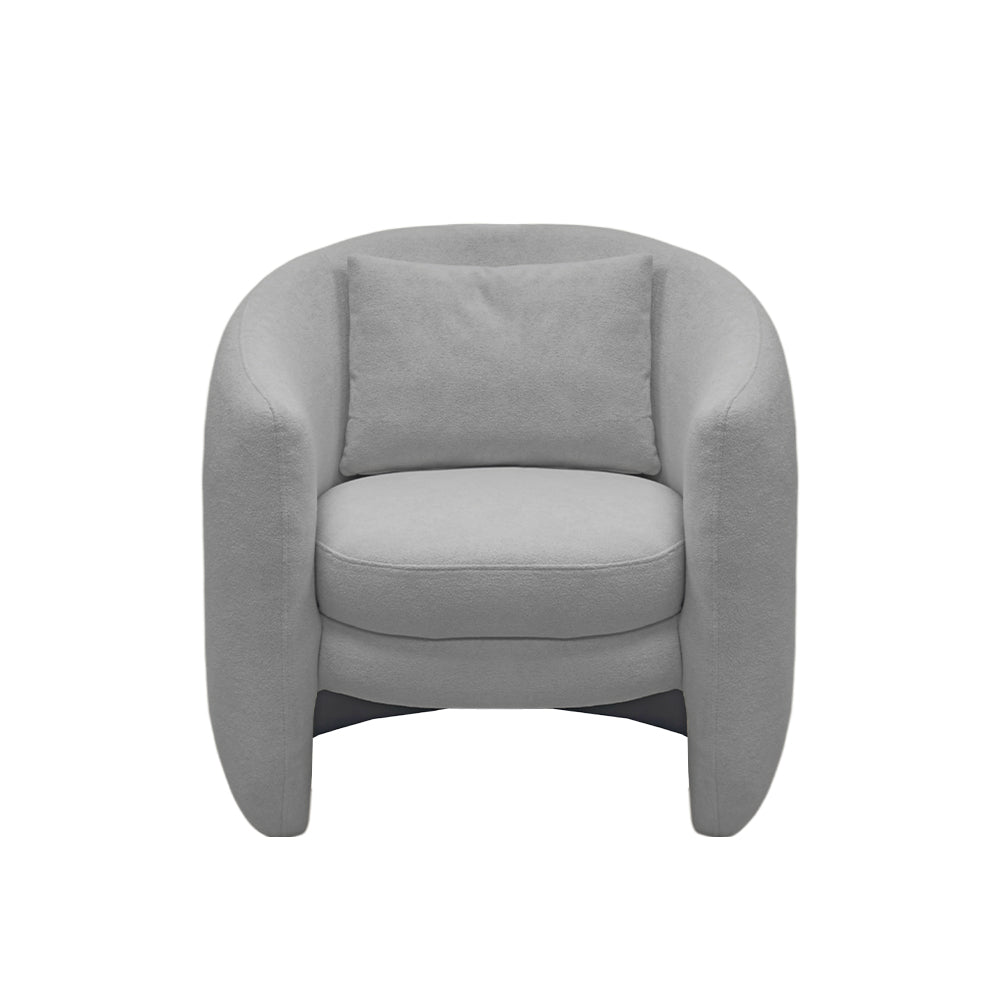 Royal Comfort Royce Armchair - Modern Upholstered Lounge Chair for Living Room, Bedroom & Office - Premium Fabric & Sturdy Wood Frame - Perfect for Relaxing, Reading & Entertaining