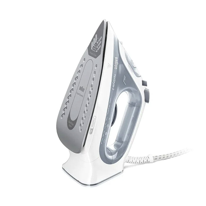 Braun TexStyle 3 1700W Steam Iron for Clothes - Powerful Garment Steamer for Wrinkle Removal, Perfect for Home, Travel & Office Use