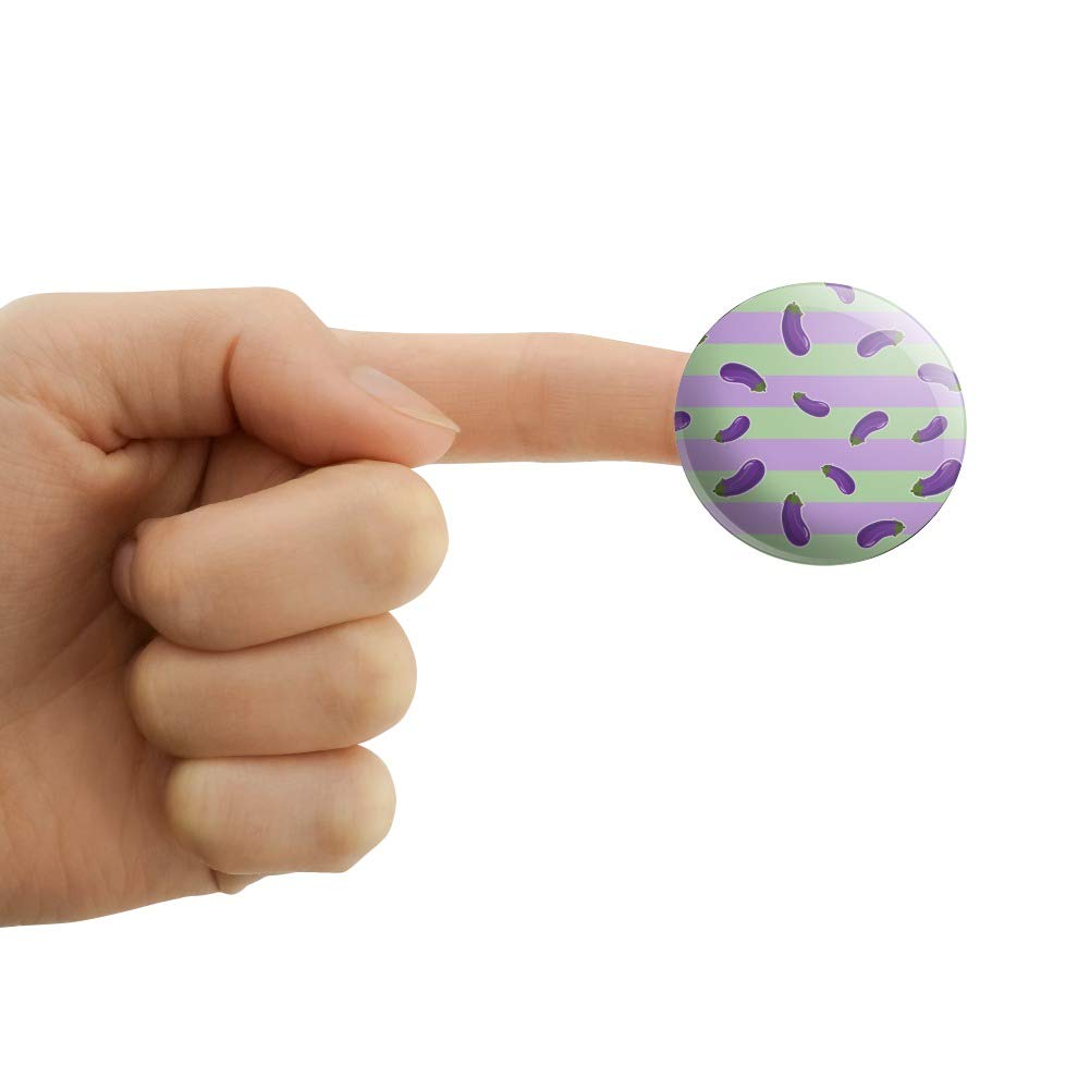 Cute Eggplant Stickers for Scrapbooking & Crafts - Bubble Dome Design