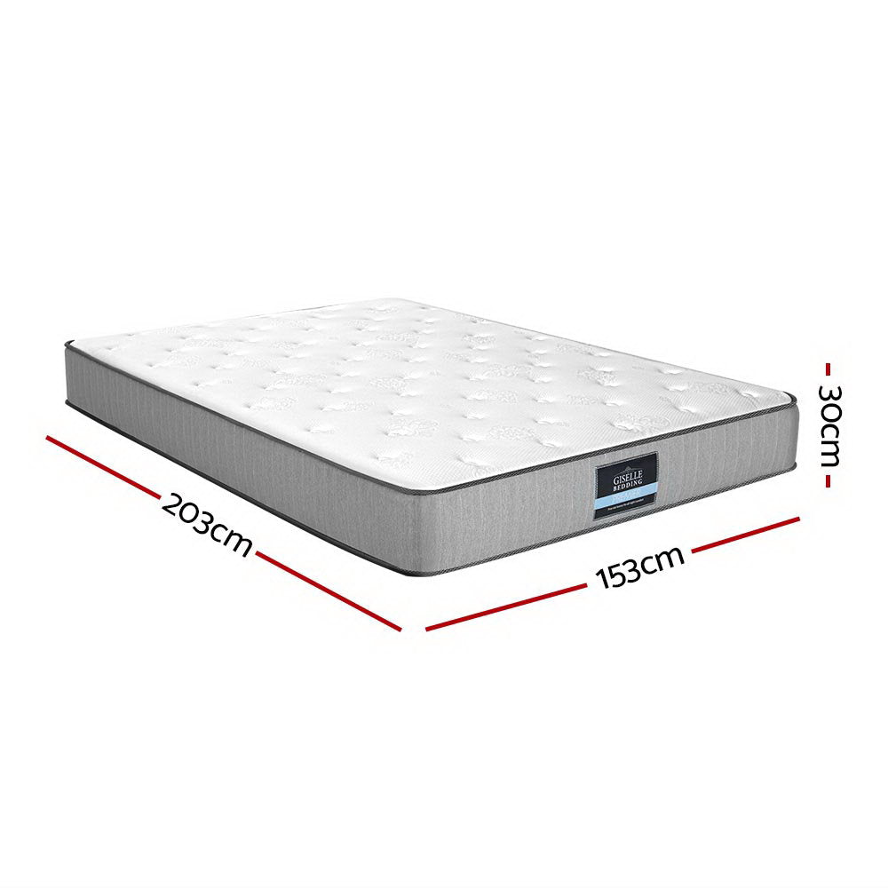 Extra Firm Leera Series Tight Top Mattress - 23CM Thick Queen Size for Ultimate Back Support | Perfect for Guest Rooms, Dormitories & Home Use