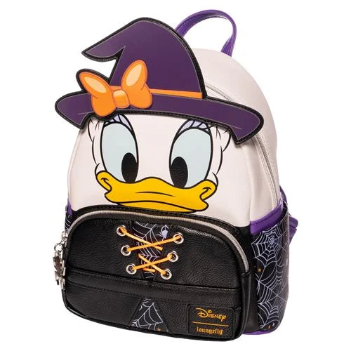 Disney Daisy Duck Halloween Mini Backpack - Daisy Witch Cosplay Purse for Kids & Adults | Entertainment Earth Exclusive | Perfect for Trick-or-Treating, Halloween Parties & Disney Themed Events
