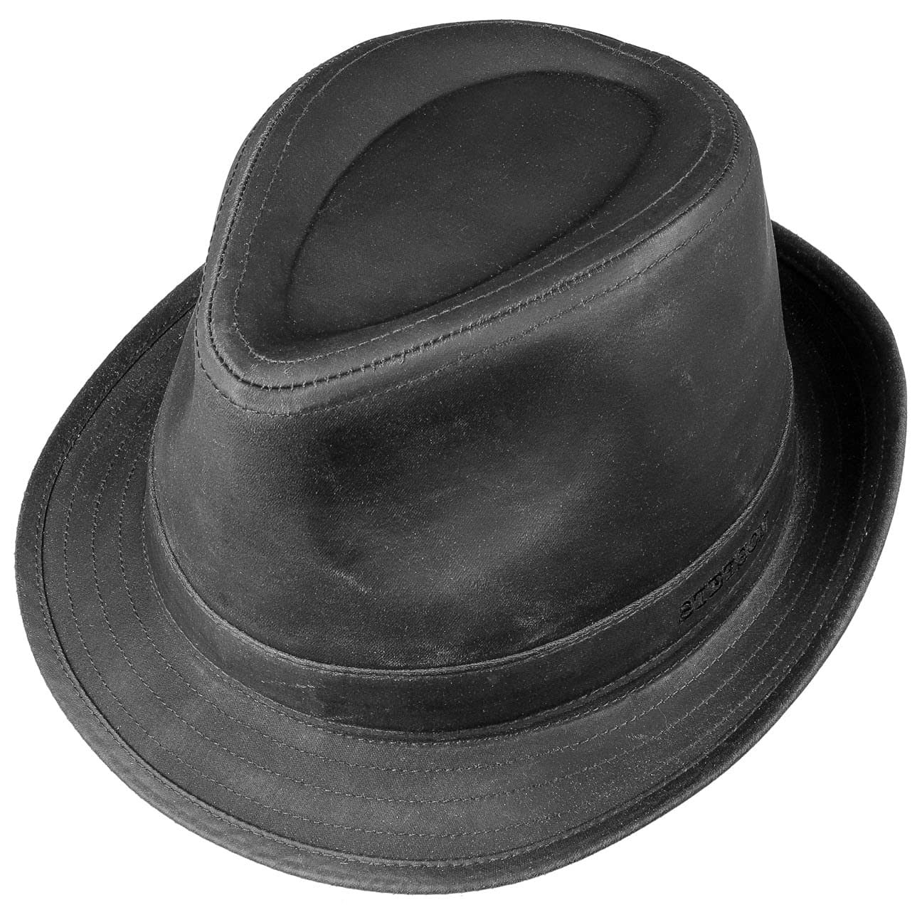 Stetson Odessa Trilby Cloth Hat for Men - Classic Casual & Formal Fedora Style - Perfect for Outdoor Events, Weddings, and Everyday Wear