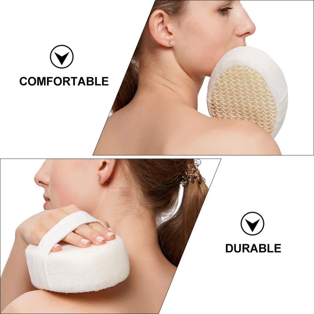 Natural Sisal Loofah Sponge Ball - 2 Pack Eco-Friendly Body Scrubber for Exfoliating & Cleansing | Shower, Bath & Spa Use | Gentle Skin Care & Deep Cleaning