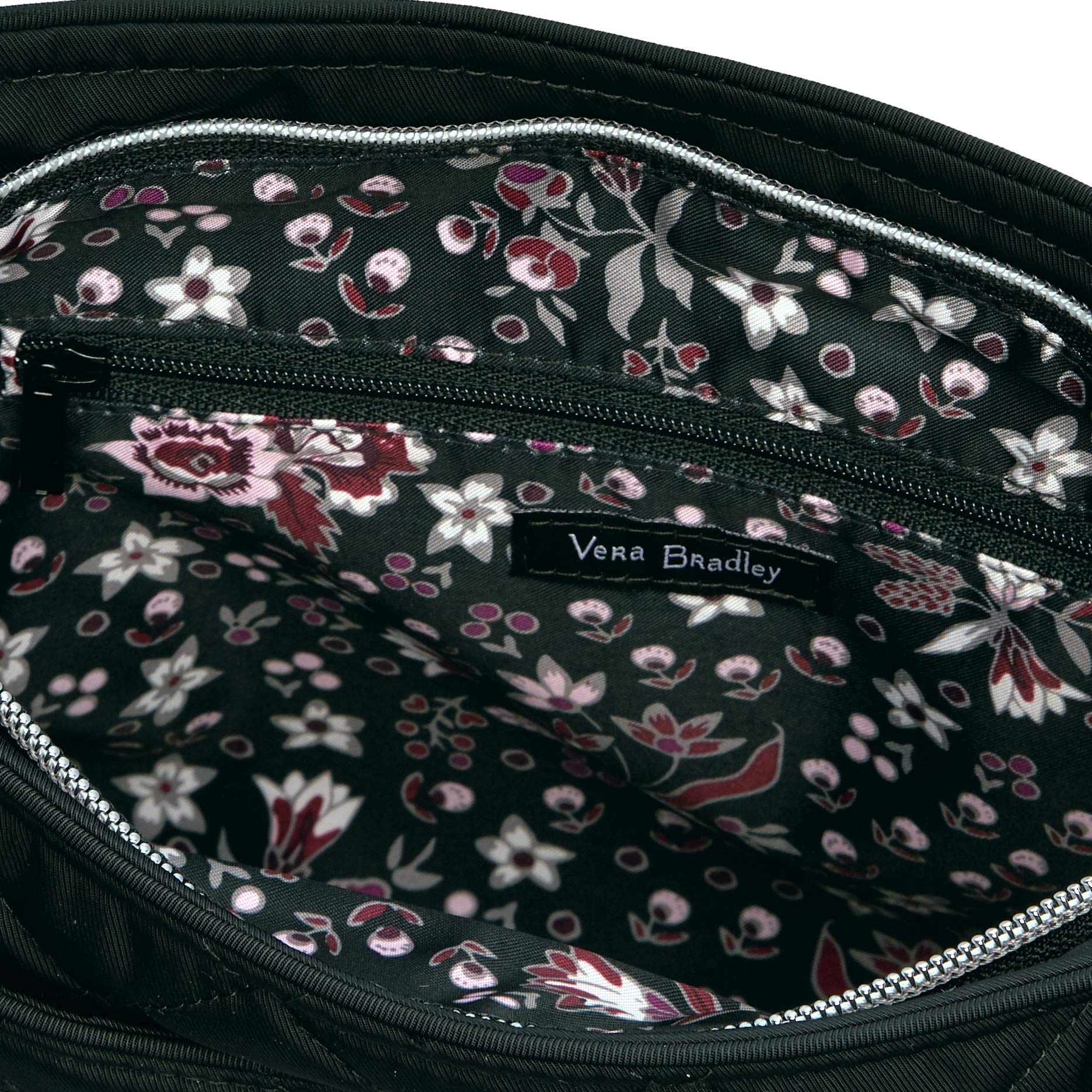 Vera Bradley Women's Performance Twill Triple Zip Hipster Crossbody Purse - Stylish & Functional Bag for Work, Travel & Everyday Use