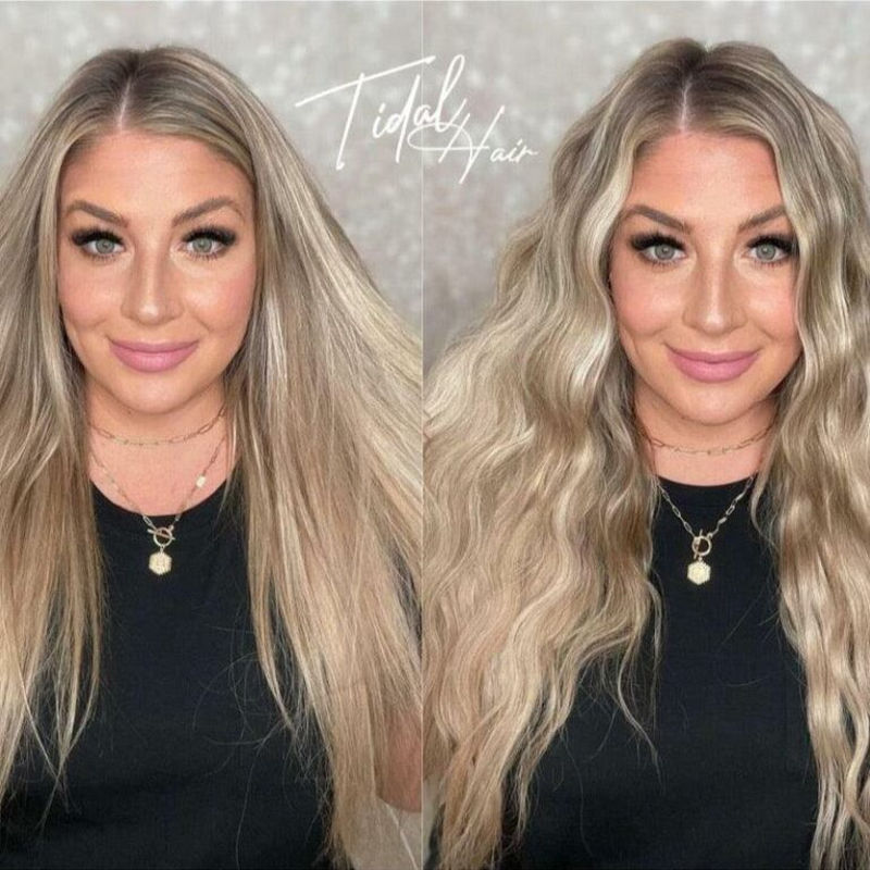 Tidal Hair Waver - 3 Barrel Waving Iron for Beach Waves & Natural Curls | Perfect for Salon Styling, Wedding Hairstyles & Everyday Looks