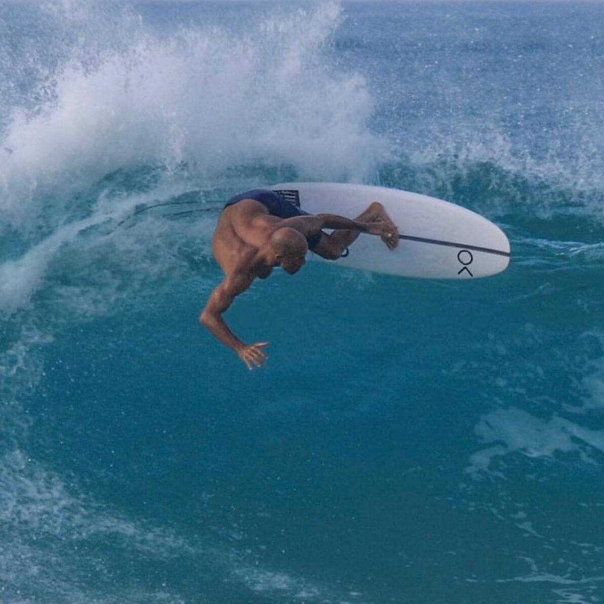 Firewire Slater Designs 5'8 Cymatic Volcanic Surfboard with Future Fins - High-Performance Shortboard for Waves & Beach Surfing