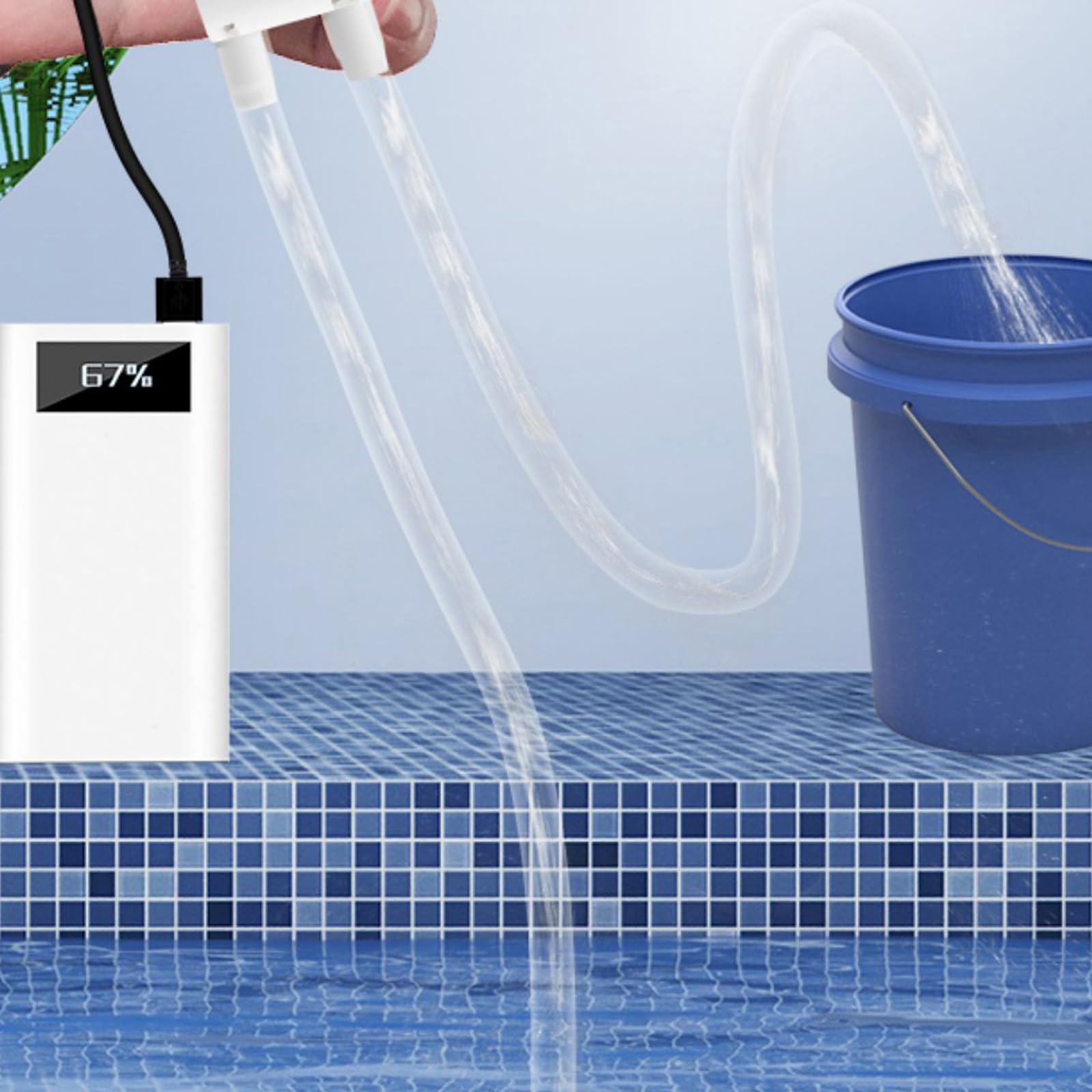 Azxcvbnm Small USB Water Pump for Balcony & Floor - 6mm Tubing (1/3/5/10m) | Perfect for Indoor Plants, Aquariums & Hydroponics