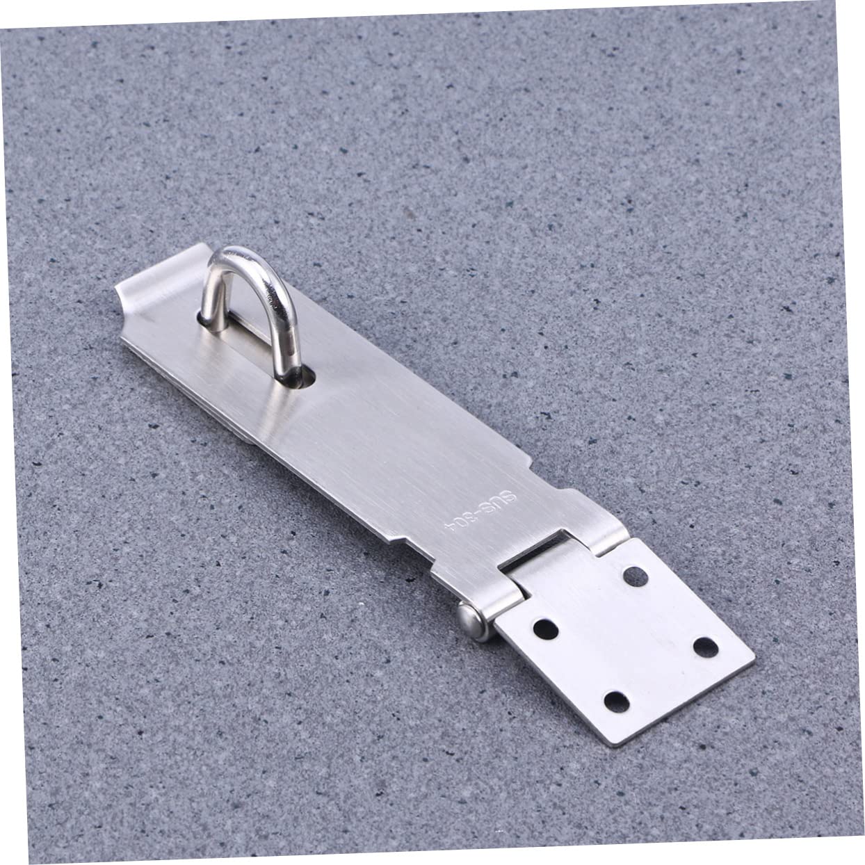 2-Pack Heavy Duty Stainless Steel Hasp Lock with 5 Padlocks - Secure Sheds, Gates, Toolboxes & Storage Units - Weatherproof Door Clasp for Outdoor Use