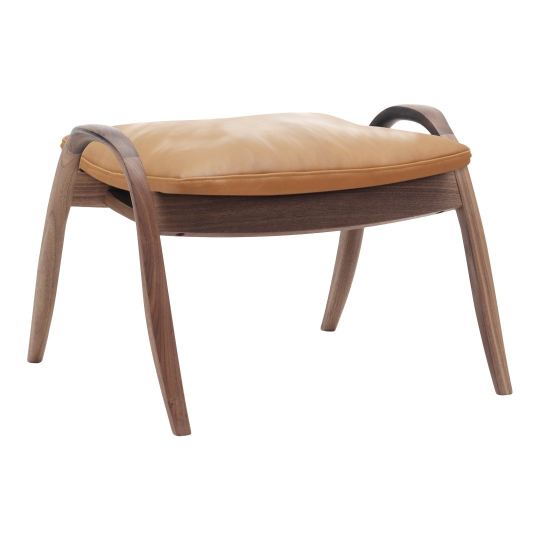 Premium FH430 Signature Footstool - Soft Upholstered Ottoman with Sturdy Wooden Legs for Living Room, Bedroom & Office Comfort