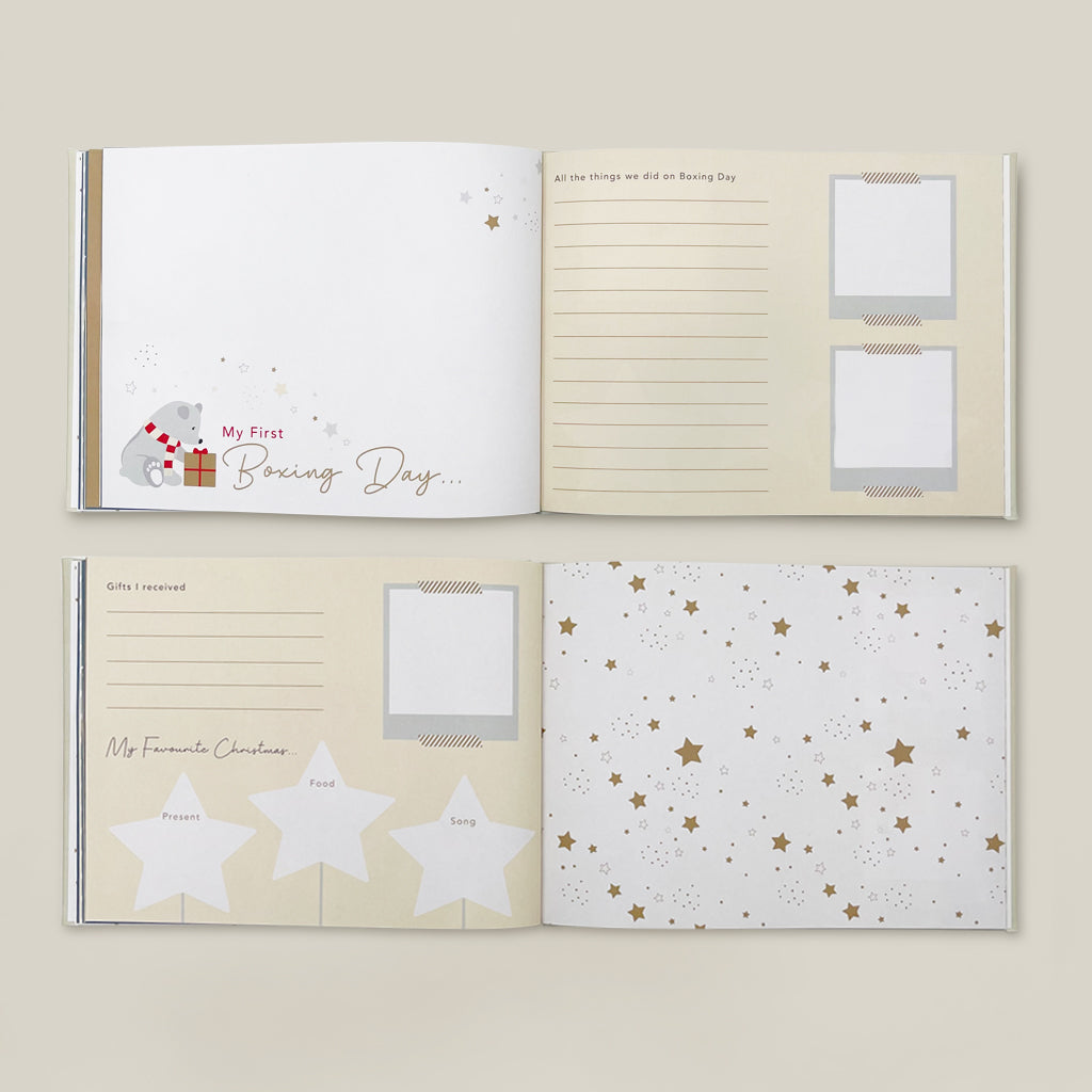 Baby's First Christmas Keepsake Journal - Memory Book for Newborn's Holiday Memories - Perfect for Parents to Document Baby's First Christmas Experience