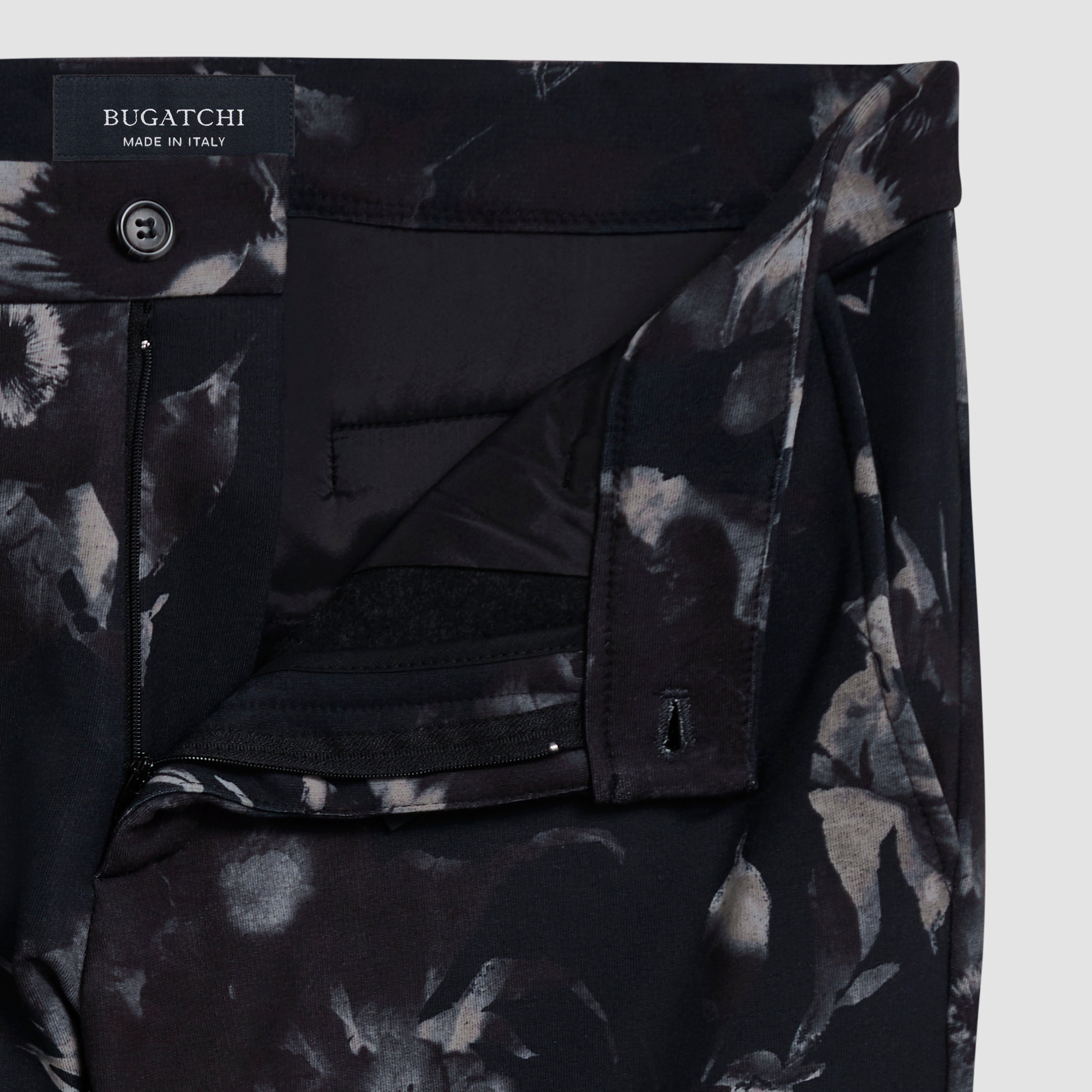 Floral Printed Chino Pants for Women - Comfortable Stretch Casual Trousers with Elastic Waist - Perfect for Office, Spring Outfits & Weekend Wear