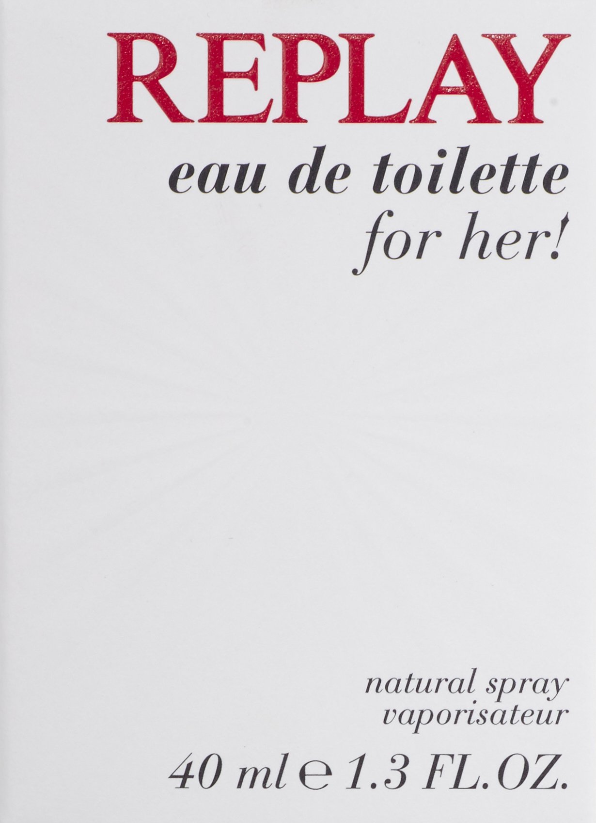 Replay for Women Eau de Toilette Spray 1.3 oz - Floral Fruity Perfume for Daily Wear, Date Night & Special Occasions
