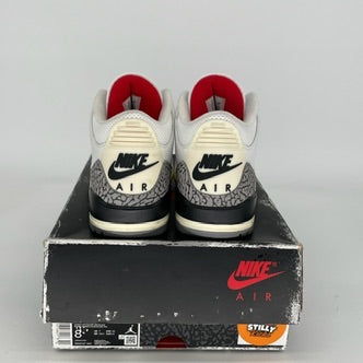 Original Air Jordan 3 Retro 'White Cement Reimagined' Men's Basketball Shoes - Size 8 (DN3707-100) | Authentic Retro Sneakers for Streetwear & Basketball Enthusiasts