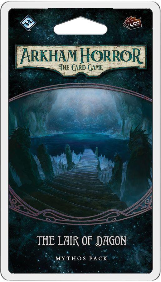 Arkham Horror LCG: The Lair of Dagon Expansion - Cooperative Horror Card Game for 1-4 Players | Perfect for Game Nights & Lovecraftian Horror Fans