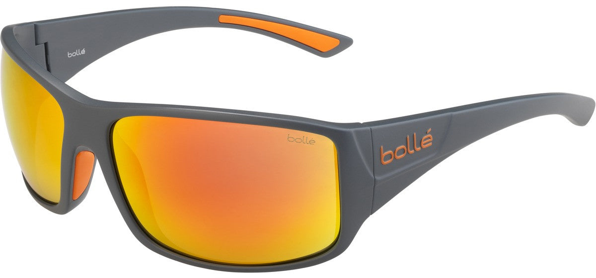12601 - Cool Grey Matte - HD Polarized Brown Fire