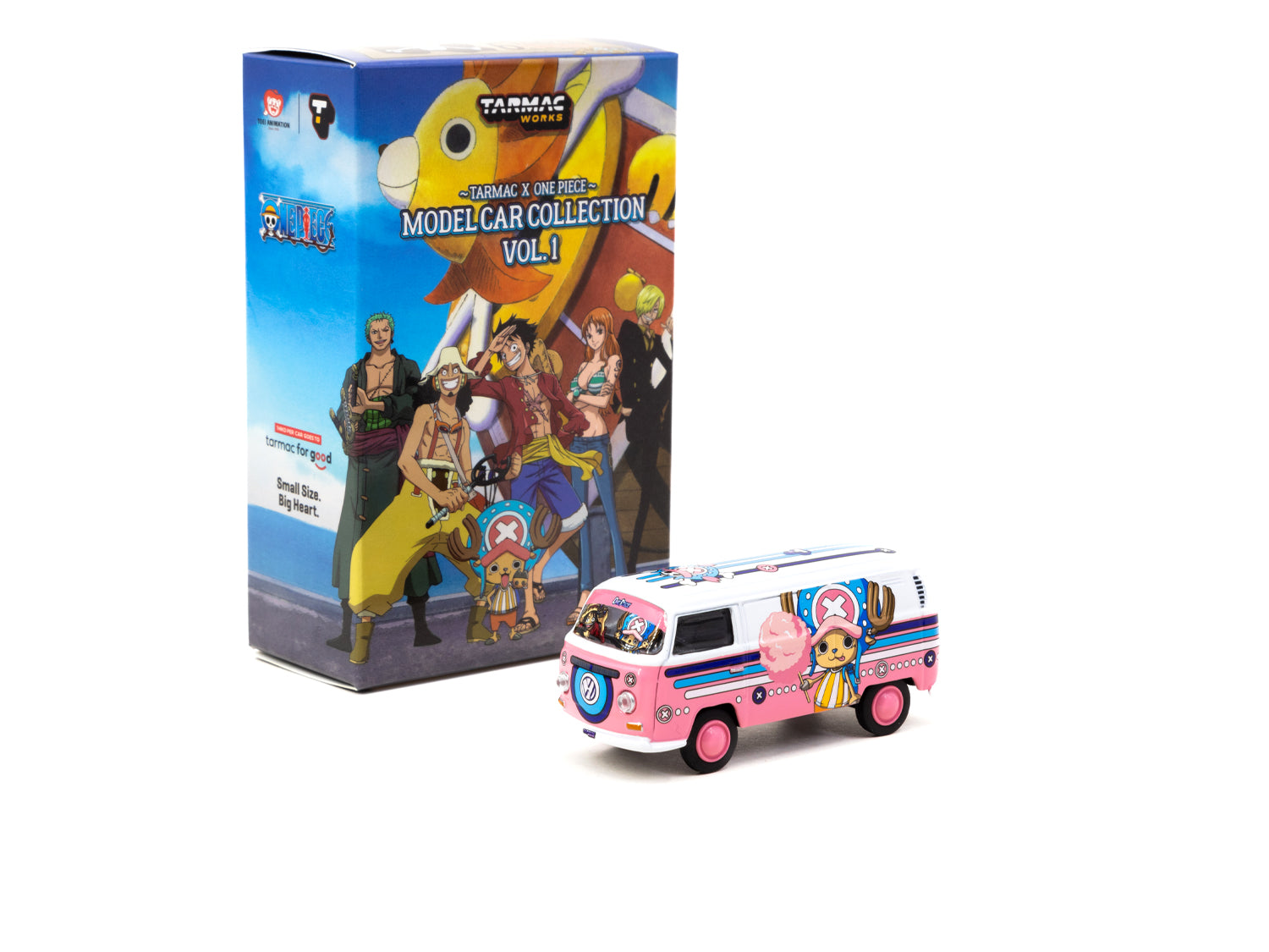 Tarmac Works x One Piece Model Car Collection VOL.1 - Anime Diecast Blind Box Toy for Car Enthusiasts & Collectors - Perfect for Display, Gifts, and Anime Merchandise Collections