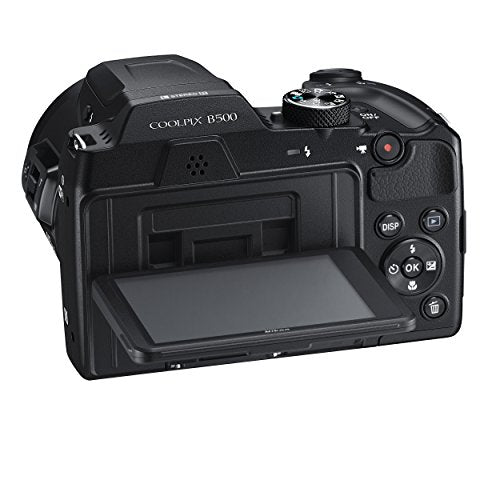 Nikon COOLPIX B500 16MP Digital Camera with 40x Optical Zoom, 1080p Video & Built-in Wi-Fi (Black) - Perfect for Travel, Wildlife Photography & Vlogging