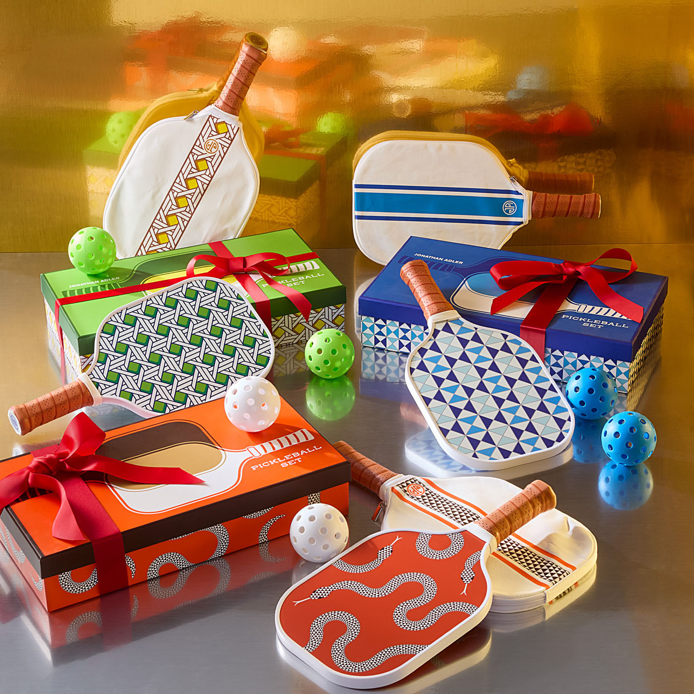 Sorrento Premium Pickleball Paddle Set with Balls & Bag - Perfect for Outdoor & Indoor Play, Tournaments, and Family Fun