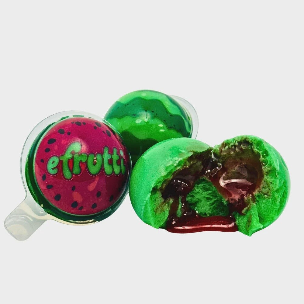Efrutti Gummy Watermelon Splash Candy - 2.6oz Resealable Bag - Sweet & Juicy Watermelon Flavored Chewy Treats - Perfect for Parties, Snacking & Lunch Boxes