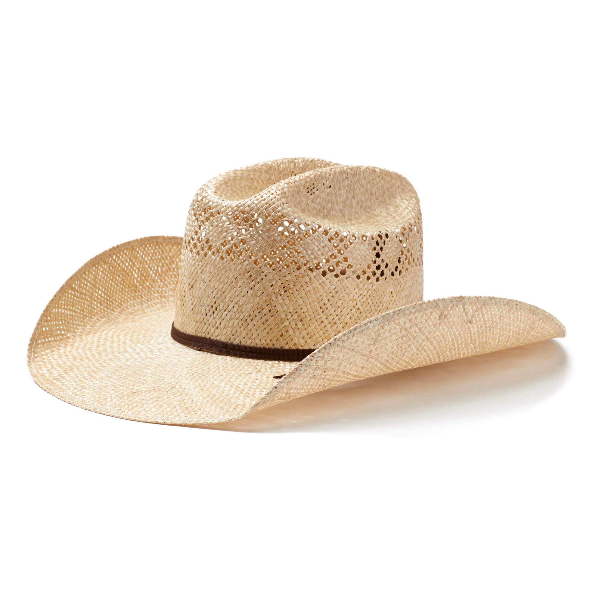 Ariat Men's Sisal Cowboy Hat - Durable & Stylish Western Hat for Outdoor Ranchers, Farmers & Rodeo Riders - Perfect for Ranch Work, Horseback Riding & Country Events
