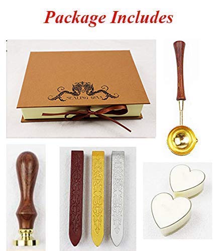 Rose Wax Seal Stamp Set for Wedding Invitations & Gifts