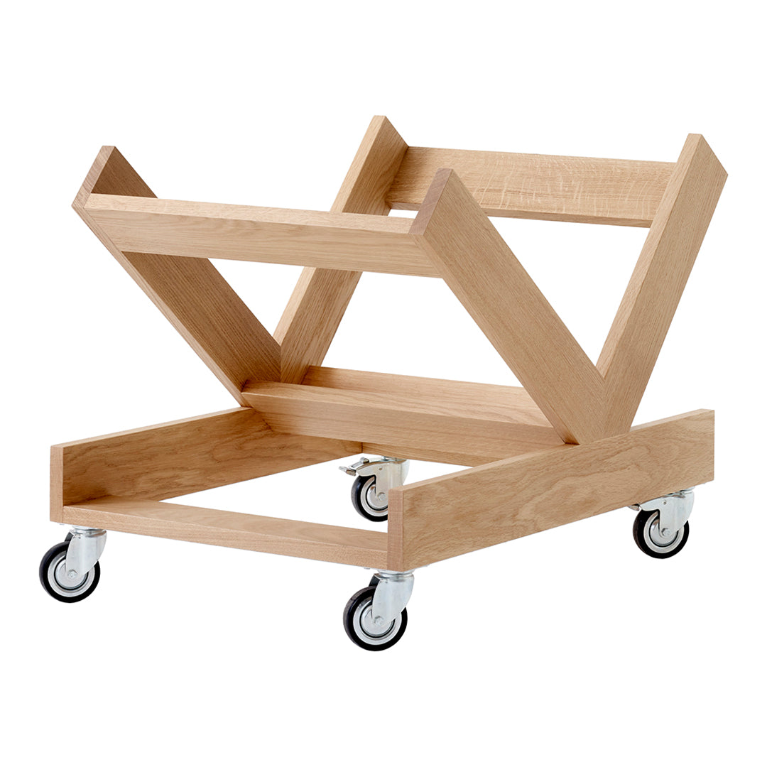 Allwood Stacking Trolley - Heavy Duty Wooden Cart with Wheels for Warehouse, Garden & Home Organization | Perfect for Moving Boxes, Storage & DIY Projects