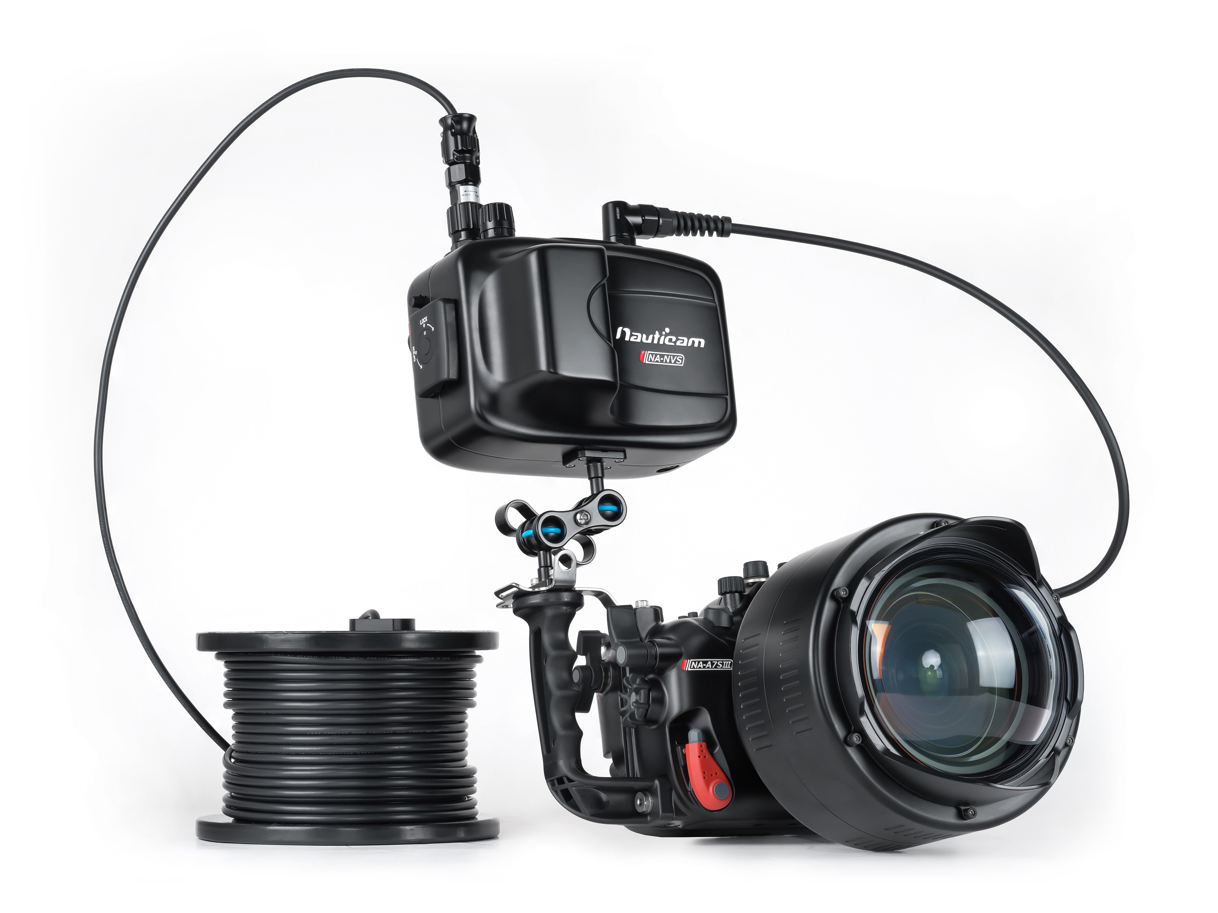 Nauticam Atomos Ninja V S Underwater Housing for Atomos Ninja V, V+ & Ultra 5 Recorder Monitor - Waterproof Case with AtomX SDI Module (HDMI 2.0 Cable Not Included) - Perfect for Underwater Videography & Professional Marine Filming