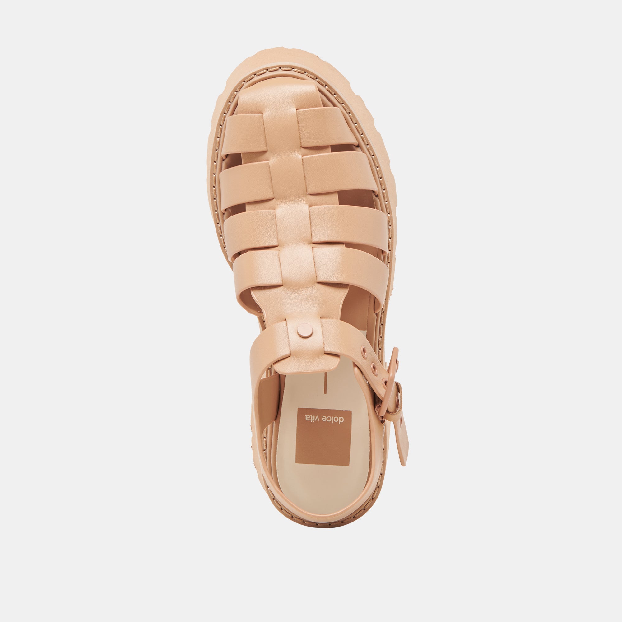 LASLY Women's Tonal Sandals - Soft Cafe Leather Straps, Comfortable Slide Sandals for Summer, Beach, Vacation & Casual Outings