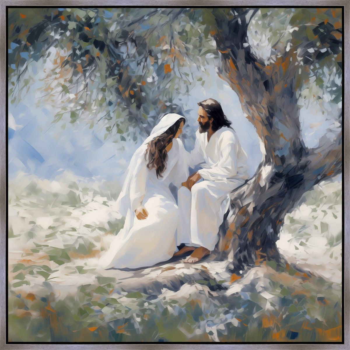 Abide With Me Gallery Wrap Canvas - High-Quality Wall Art for Home & Office Decor - Perfect for Living Room, Bedroom, and Gift Giving