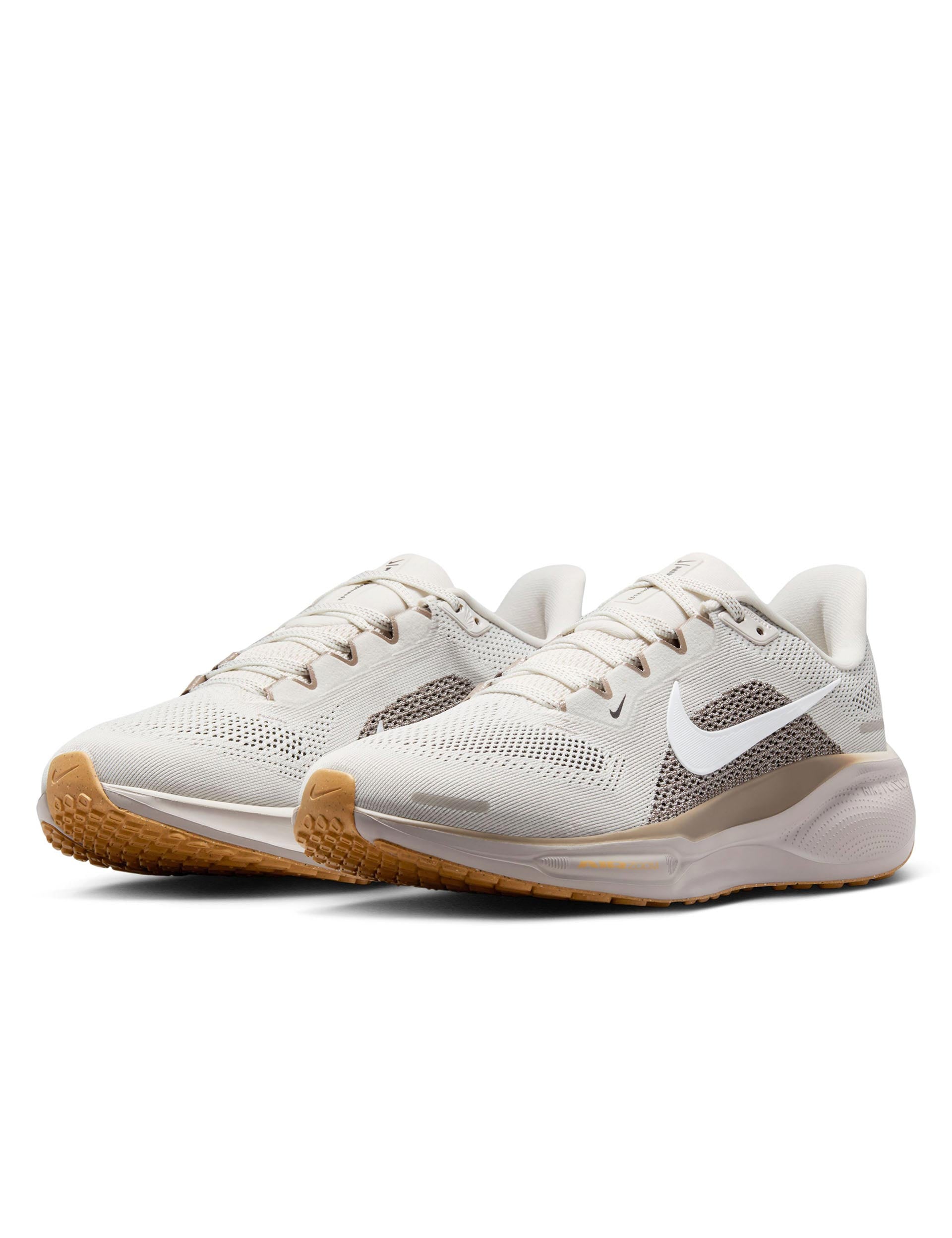 Nike Pegasus 41 Running Shoes for Men & Women - Phantom/White/Mink Brown/Copper Moon | Lightweight Cushioned Sneakers for Jogging, Training & Everyday Wear