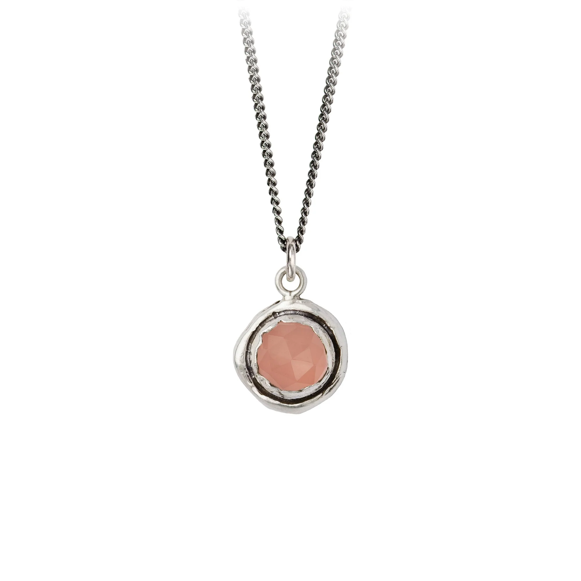 Faceted Stone Talisman Necklace - Natural Gemstone Pendant for Protection & Good Luck - Perfect for Spiritual Healing, Meditation & Energy Balancing