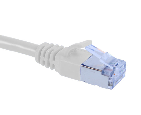 CAT6A Ethernet Patch Cable 5ft - Shielded Slim6AS Series Snagless Boot, U/FTP RJ45 Network Cable for High-Speed Internet, Gaming, and Office Networking