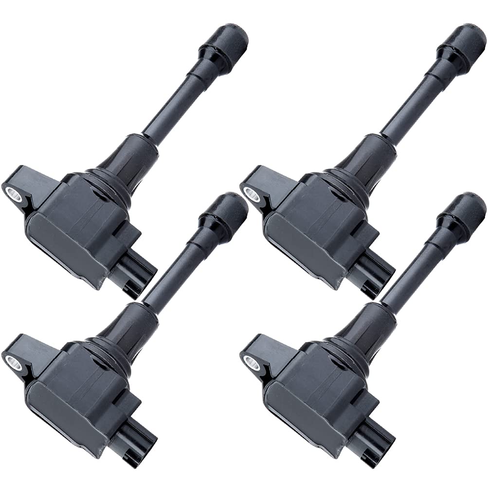 AUTOMUTO 4-Pack Ignition Coil Replacement for 2007-2015 Nissan Altima 2.5L - Compatible with OEM Part UF549 - High Performance Engine Ignition System for Smoother Acceleration & Better Fuel Efficiency