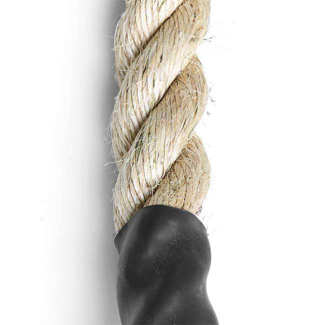 XM FITNESS 25ft Sisal Climbing Rope - Durable Gym & Outdoor Training Equipment for CrossFit, Obstacle Courses & Strength Workouts