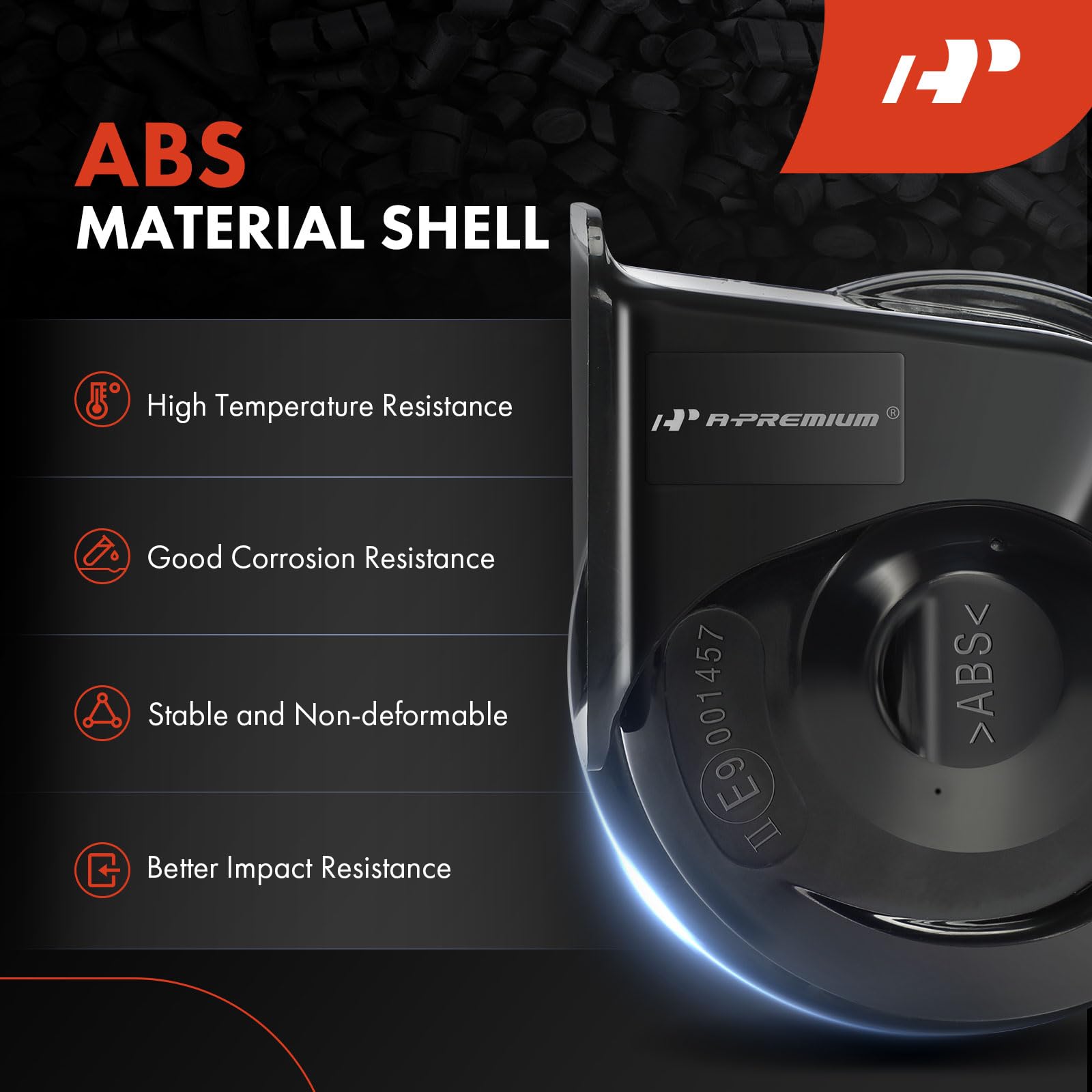 Premium Universal 12V 110dB Snail Horn - Loud Electric Car Horn for Passenger Cars, Trucks, Motorcycles & Off-Road Vehicles - Perfect for Safety Upgrades & Road Warning Signals