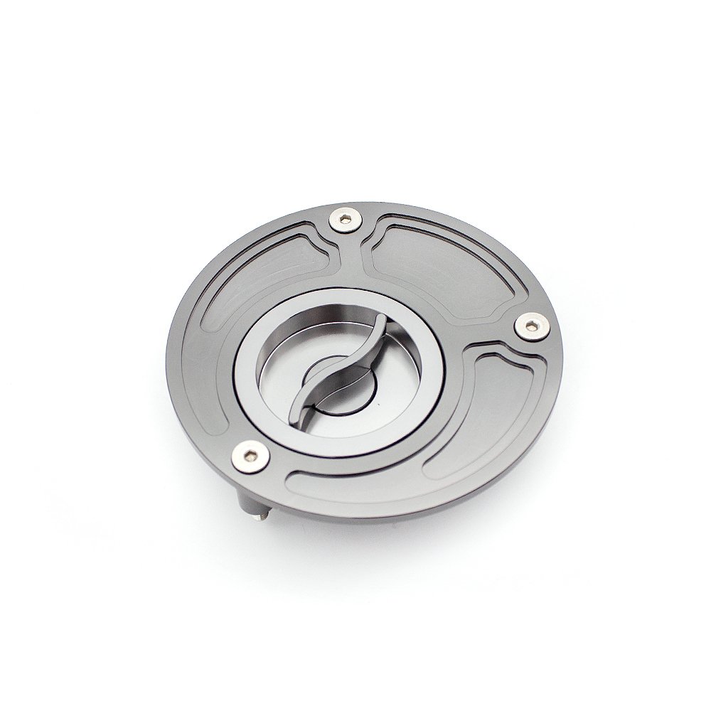Aluminum Gas Fuel Tank Cap Cover for Ducati 748 916 996 998 848 1098 S/R Monster SuperSports - Universal Fit All Years - Durable Motorcycle Accessory for Road Trips & Daily Commuting