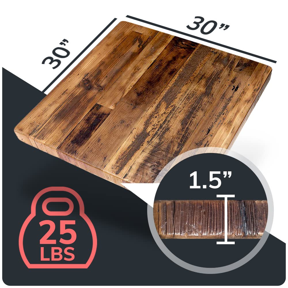 Reclaimed Wood Table Top 30