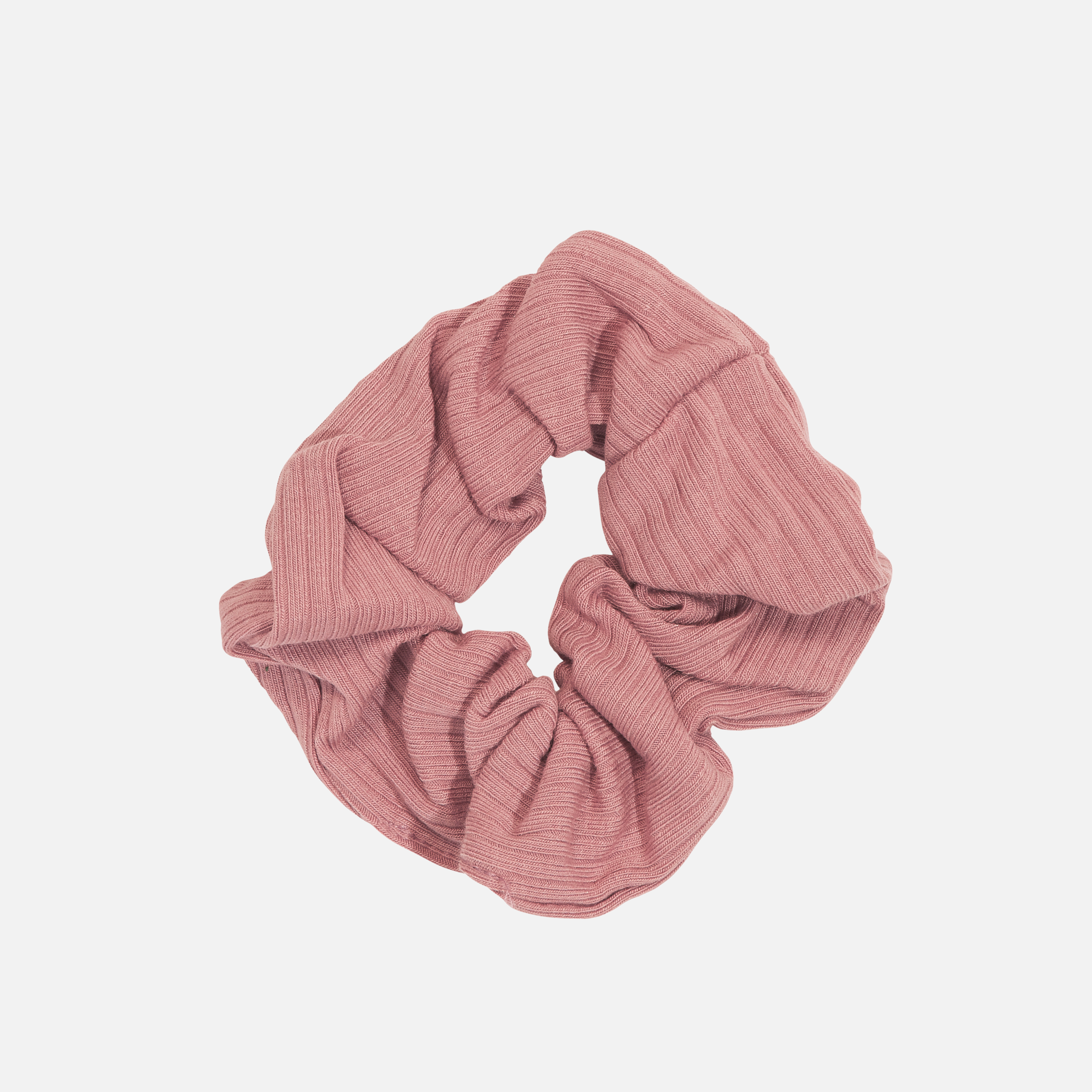 Soft & Stretchy Twilight Mauve Scrunchie - Elegant Hair Accessory for Women & Girls - Perfect for Work, Gym, and Everyday Wear